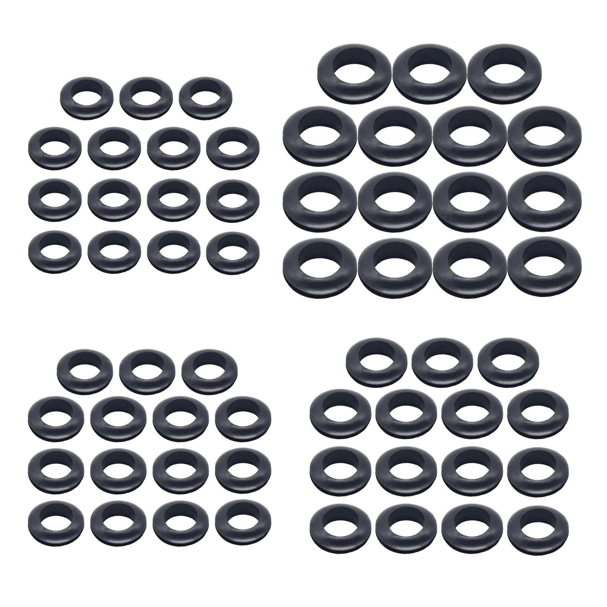 Черная прорезиненная втулка M3 M4 M5 M6 M8 M10 M12 M14 Высококачественные запасные части