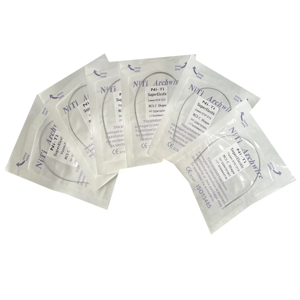 10 упаковок стоматологических проводов ортодонтические обратные кривые Spee NiTi RCS