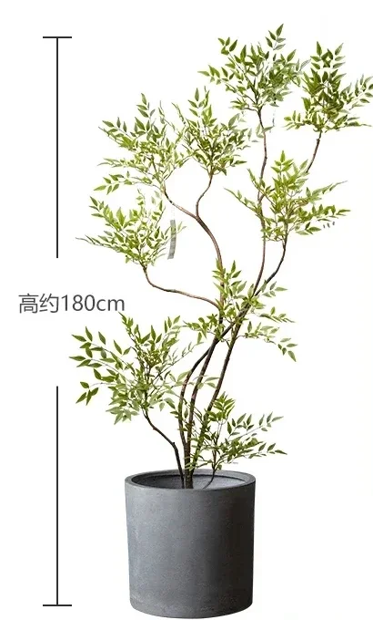 Украшение общий Nandina свет роскошное элитное растение пол в гостиной бонсай