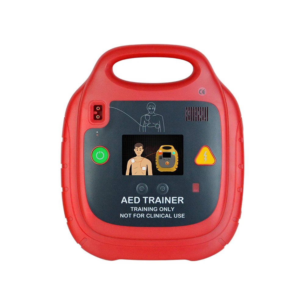 

Portable handheld emergency aed pad analog defibrillator training only devices