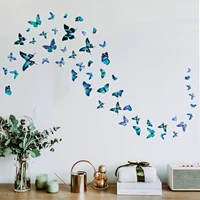colorful butterfly wall stickers living room background wall room decoration wall stickers self adhesive wholesale wall stickers
