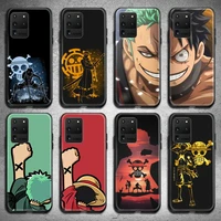 one piece anime luffy roronoa zoro phone case for samsung galaxy s21 plus ultra s20 fe m11 s8 s9 plus s10 5g lite 2020