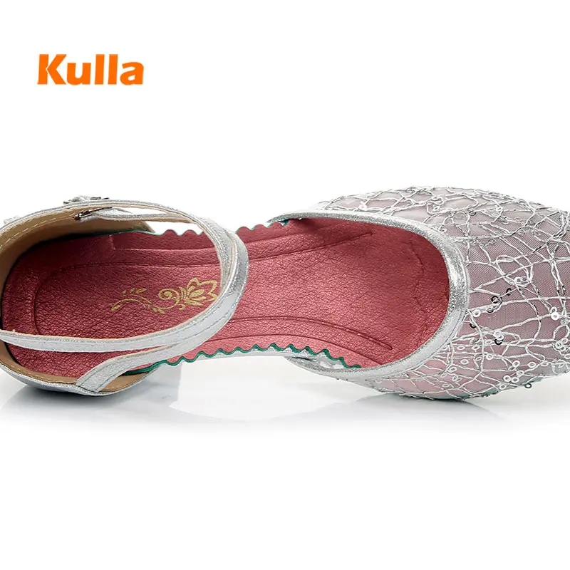 Salsa Dance Shoes Women Latin Tango Cut out Ladies Heels 3cm 5cm Girls Wedding Ballroom Dancing Shoe zapatos baile latino mujer