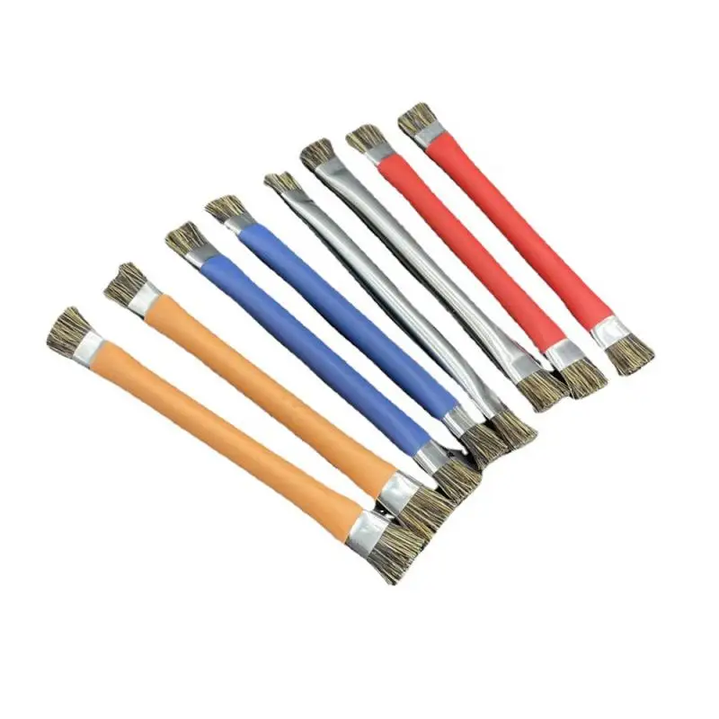 

Repair Pad Bristle Brush Pig Bristle Stainless Steel High Elasticity Scald Resistant Rubber Electrostatic Prevention Repair Tool