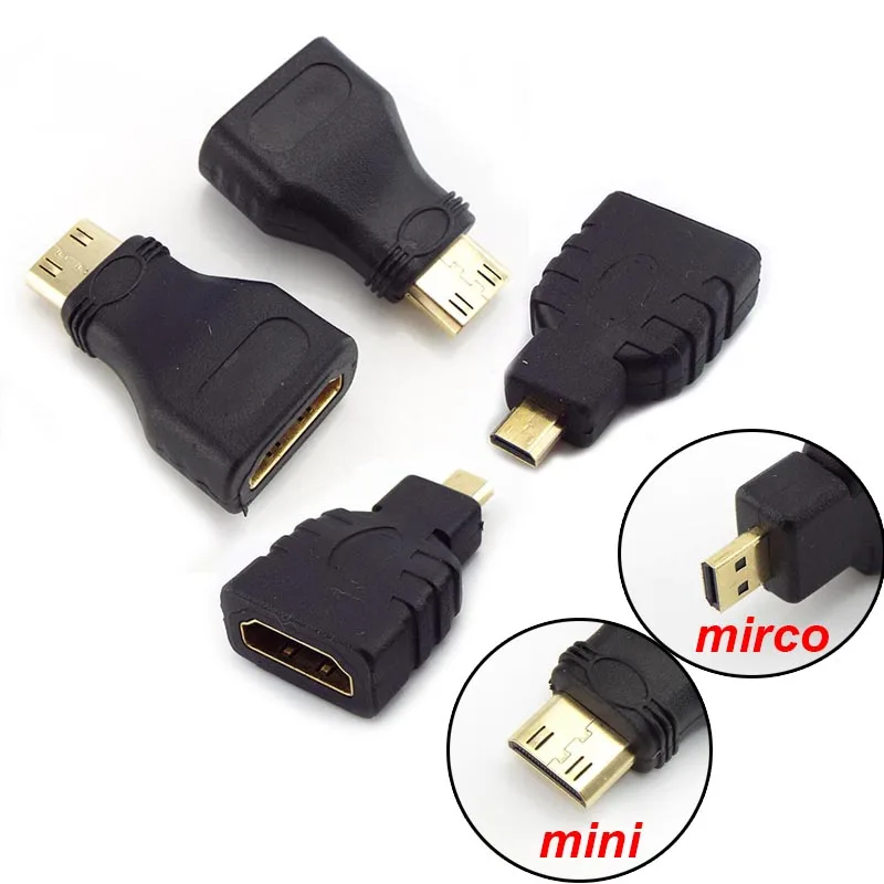 Male to Female Converter Mini HDMI-compatible Connector for HDTV 1080p HD TV Camcorder Micro Extension Cable Adapter