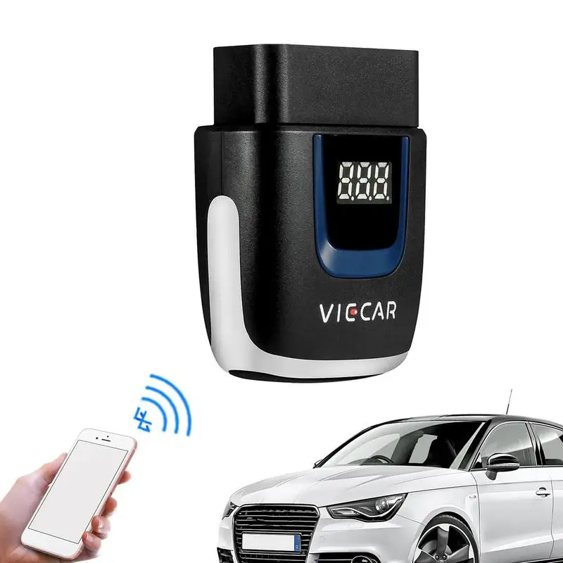 

Беспроводной Автомобильный сканер OBD2, считыватель кодов, мгновенное подключение, маленькие автомобильные аксессуары, автоматический сканер для ноутбука
