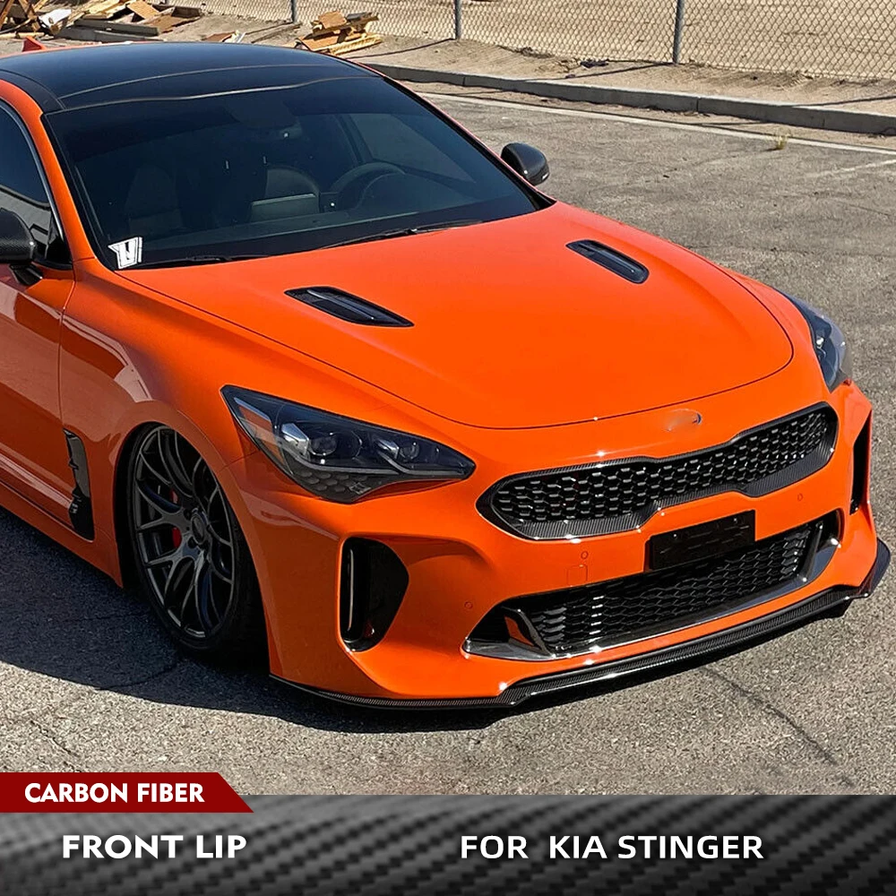 Автомобильный передний бампер спойлер для подбородка KIA Stinger GT EX Hatchback 4-дверный