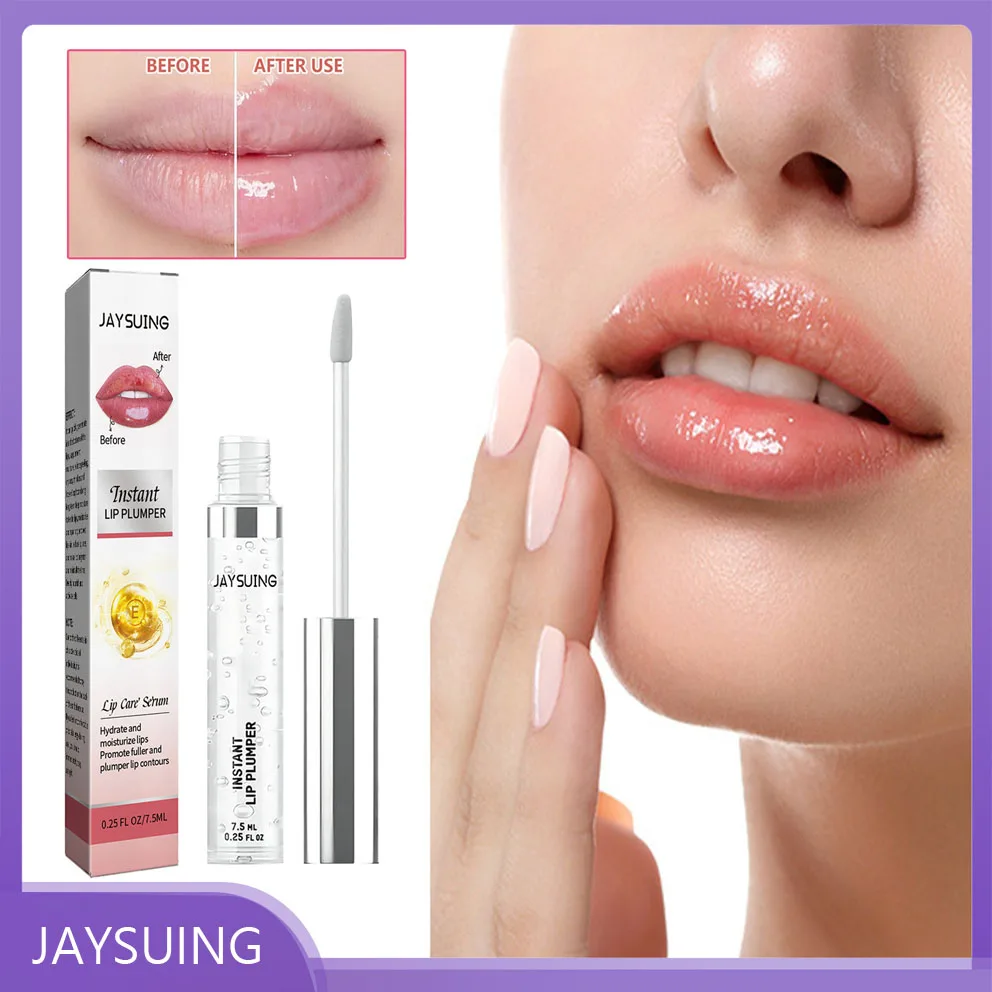 

Instant Sexy Volumising Lips Plumper Oil Long Lasting Moisturizing Fade Lips Lines Anti-Chapped Brighten Nourish Repair Lip Care