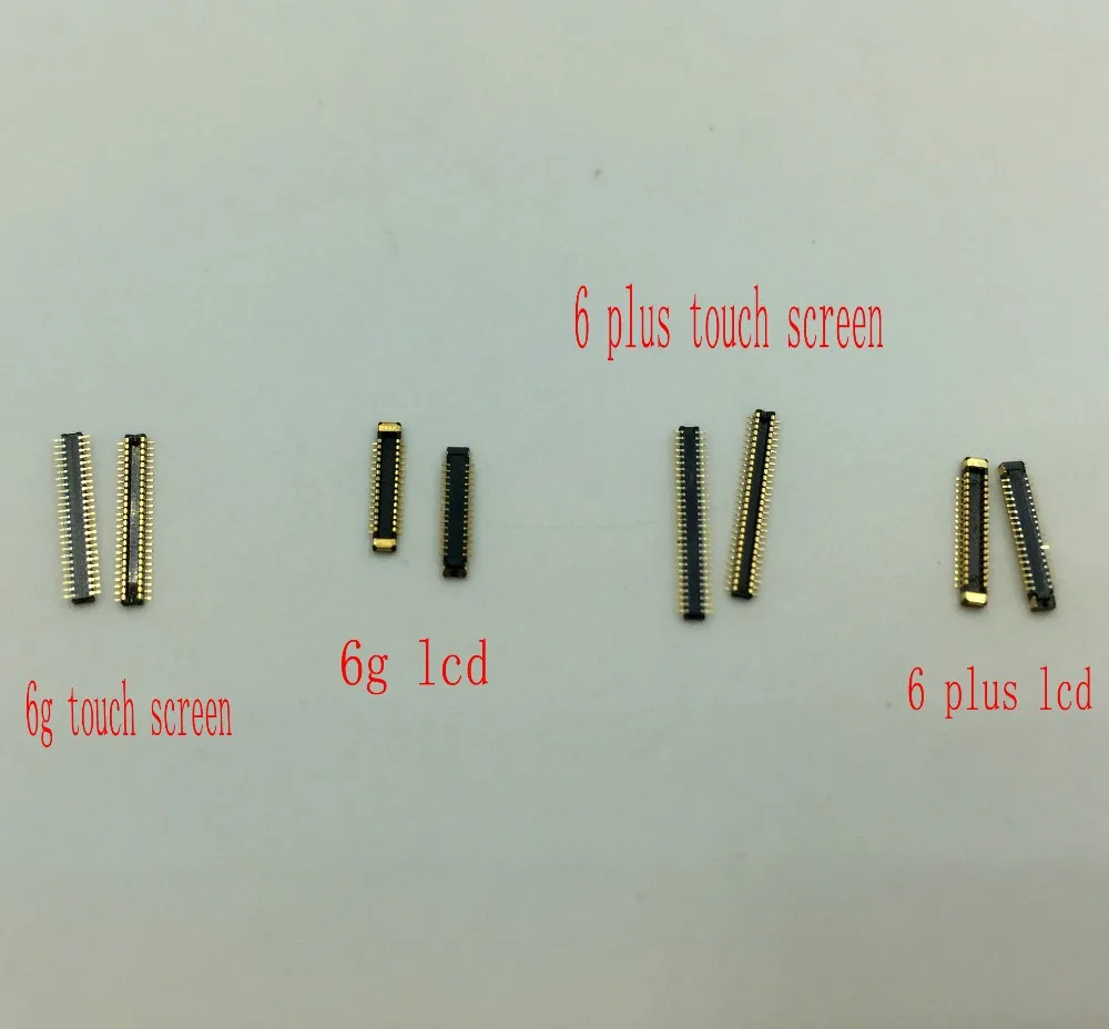 

10pcs/lot Touch Screen Lcd Digitizer Glass FPC Connector Plug ON Lcd Screen Flex Cable For iPhone 5c 5s 6 6G 6s 7 Plus