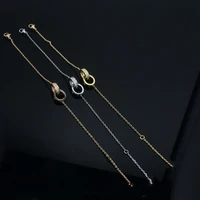 brand trend jewelry gold and silver rose gold diamond necklace birthday party everyday wear bracelet birthday party routine
