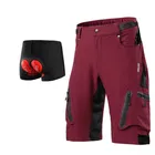 Мужские шорты для горного велосипеда ARSUXEO, дышащие водостойкие шорты для горного велосипеда