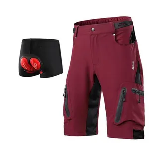 Мужские шорты для горного велосипеда ARSUXEO, дышащие водостойкие шорты для горного велосипеда