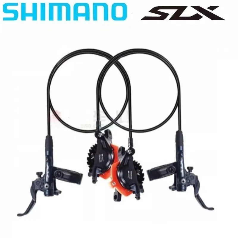 Фото Гидравлический дисковый тормоз SHIMANO SLX M7100 для велосипедов, 2-поршневой, для МТБ №2