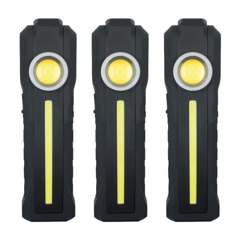 

Портативный светодиодный рабочий светильник, 1/2/3 шт., перезаряжаемый от Usb, встроенный аккумулятор, COB XPE светильник с крючком, магнитный дефо...