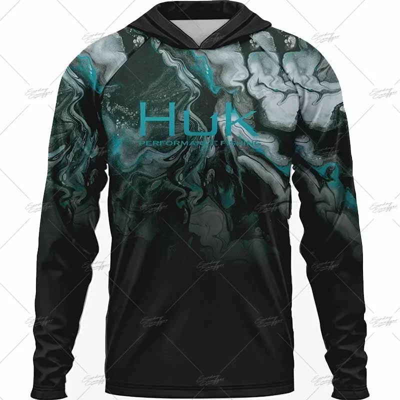 Футболка мужская дышащая с длинным рукавом и защитой от солнца