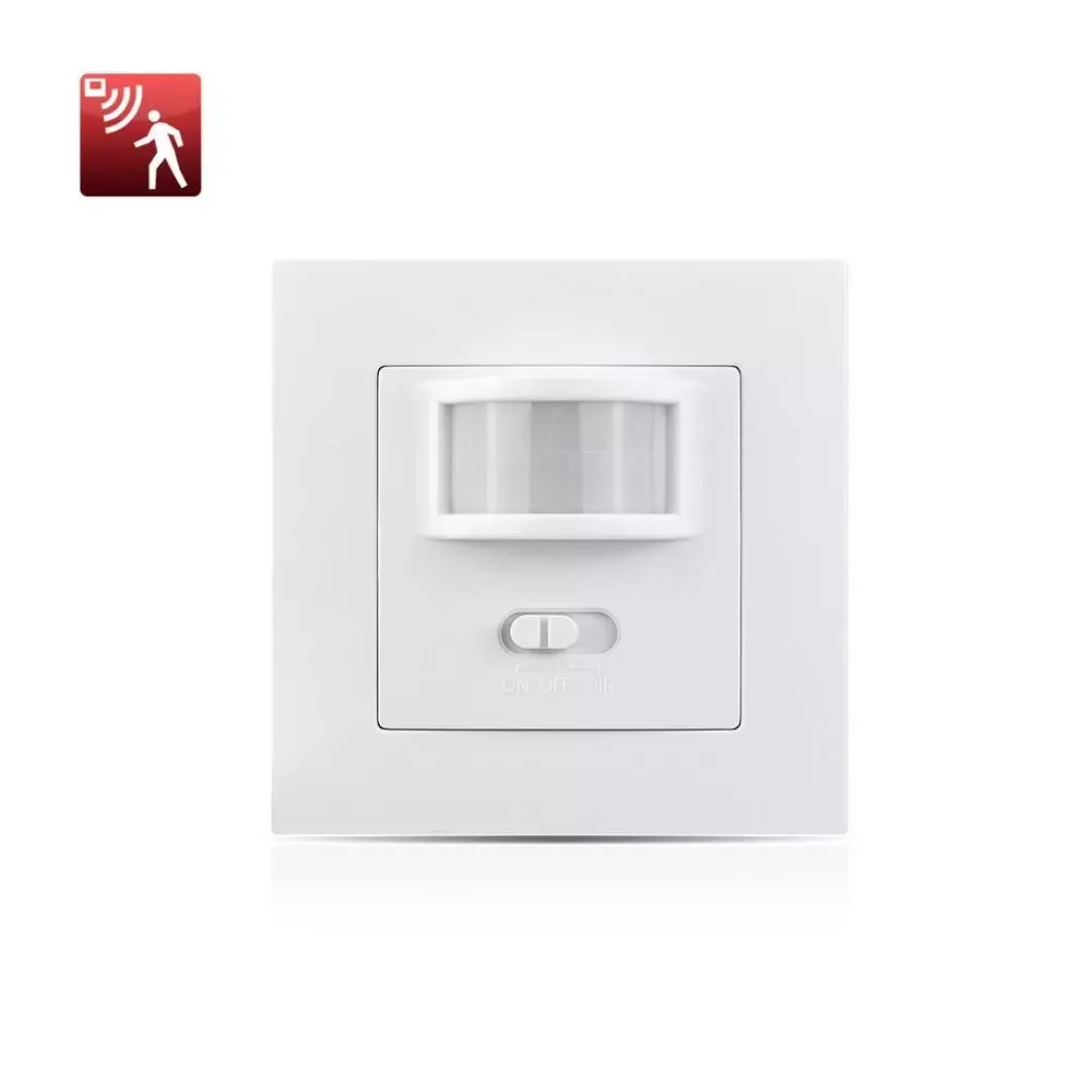 

110V 220V PIR Infrared Motion Sensor Wall Mounted Sensor Motion Light Switch ON/OFF Automatic Recessed For LED Lamp Bulbs