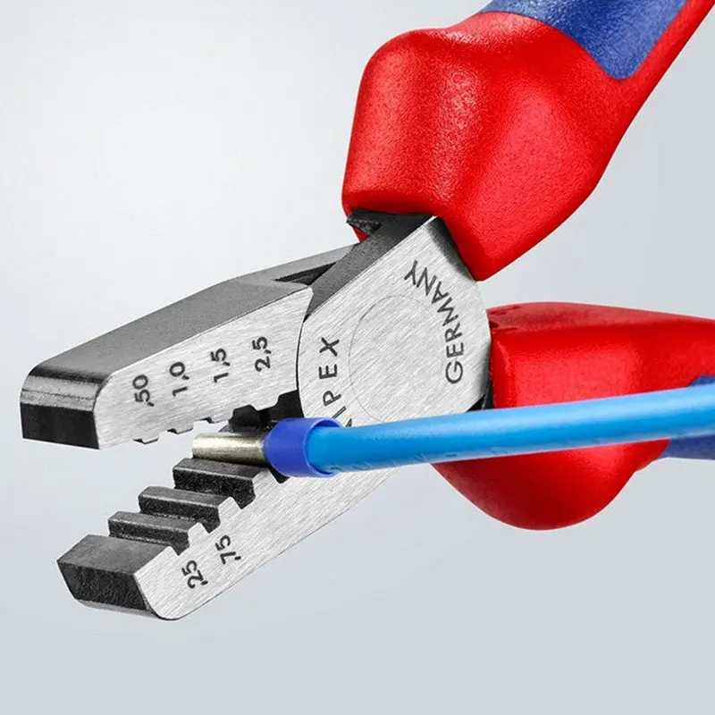 Фото Клещи для обжима корпусов KNIPEX 97 62 145 A, диапазон применения 0,25-2,5 мм², Т-образный формат обжима №5
