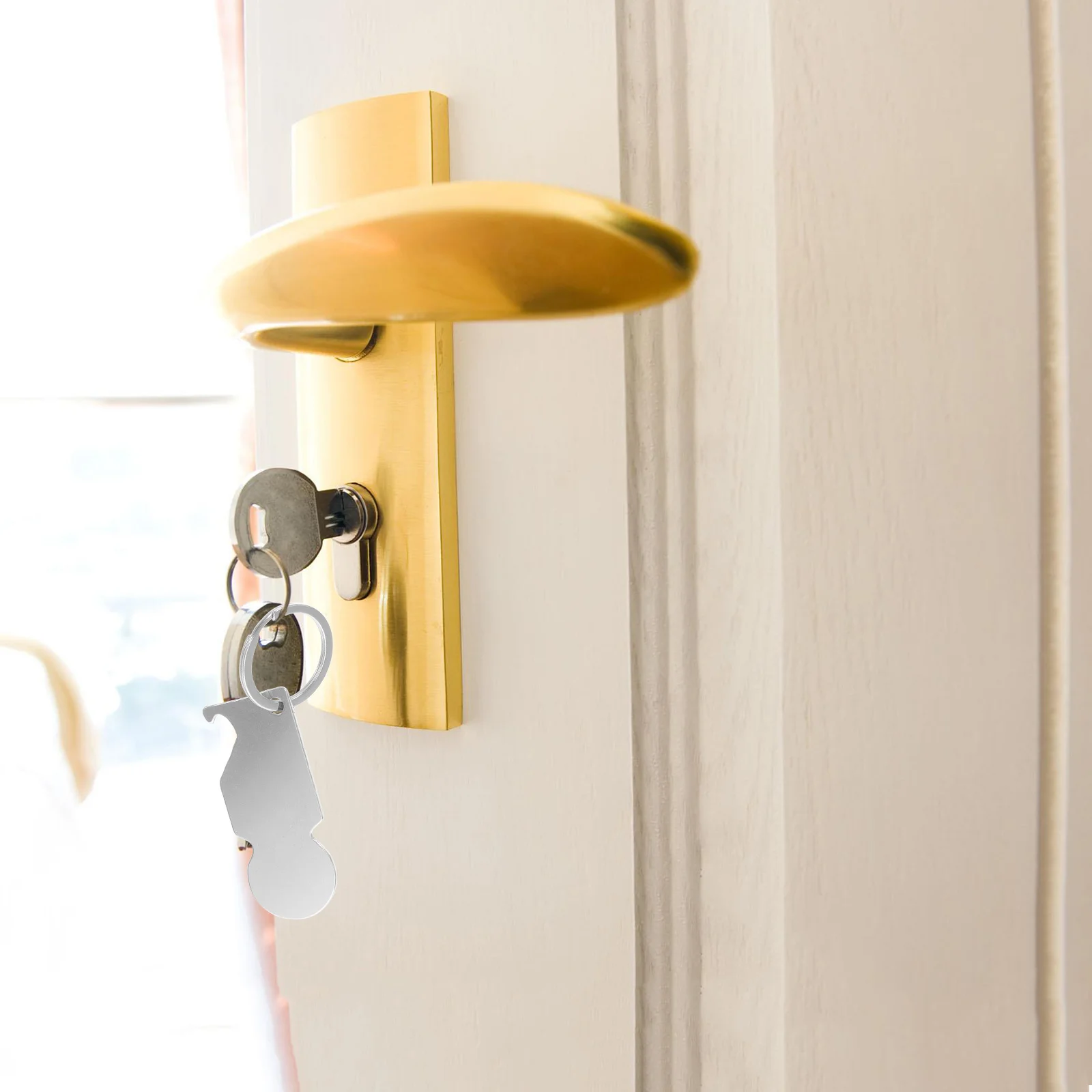 4 шт. жетон для тележки покупок жетоны супермаркетов металлические брелоки