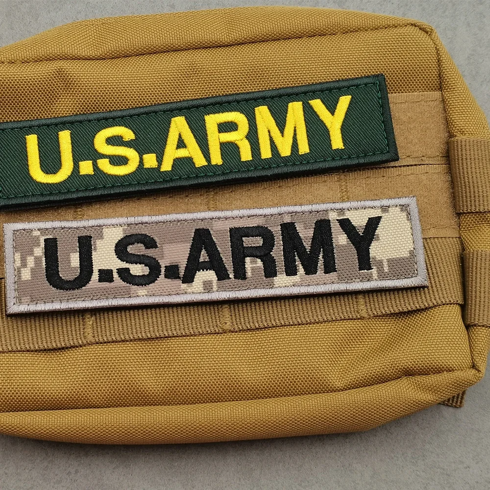 Тактическая АРМИЯ ВМФ США Зеленый Черный Письмо Вышивка Качество Грудь Плечо