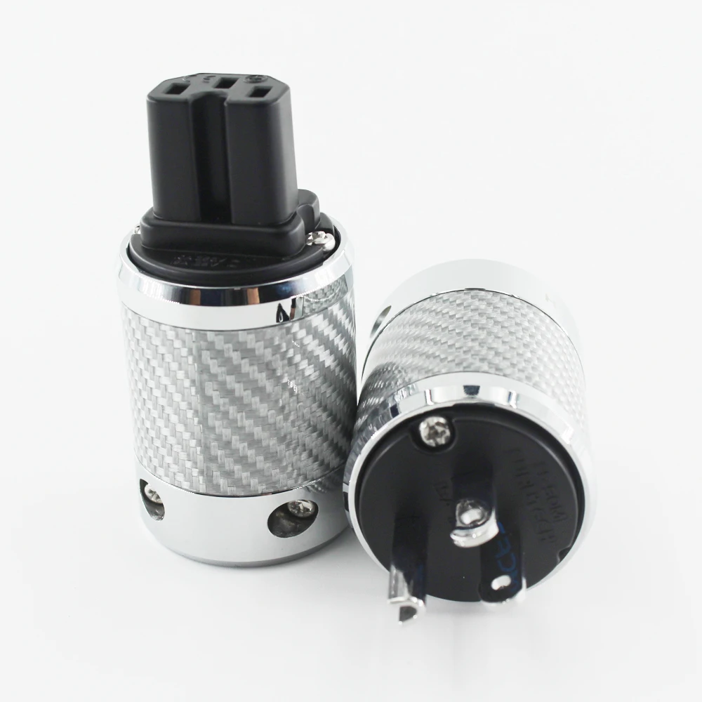 Furutech FI-E50 / FI-50 NCF Nano Schukostecker Crystal power rhodium plating supply plug grade high end box 15A 125V | Электроника