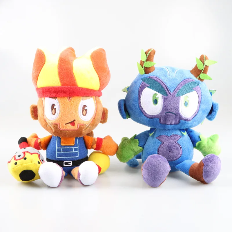 

27cm Obyn Greenfoot Plush Toy Bloons TD 6 Game Toy Gwendolin Friday Night Funkin Plushie Figure Dart Monkey Peluche Toys for Kid