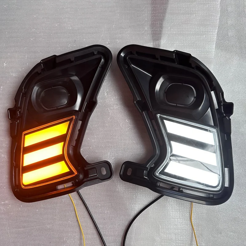 

Toyota Grand Highlander 2024 2025 Светодиодные Дневные Ходовые Огни Желтые Последовательные Указатели Поворота Противотуманны...