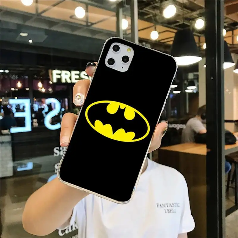 Bandai DC супергерой Бэтмен чехол для телефона iphone 13 12 11 Pro Mini XS Max 8 7 Plus X SE 2020 XR