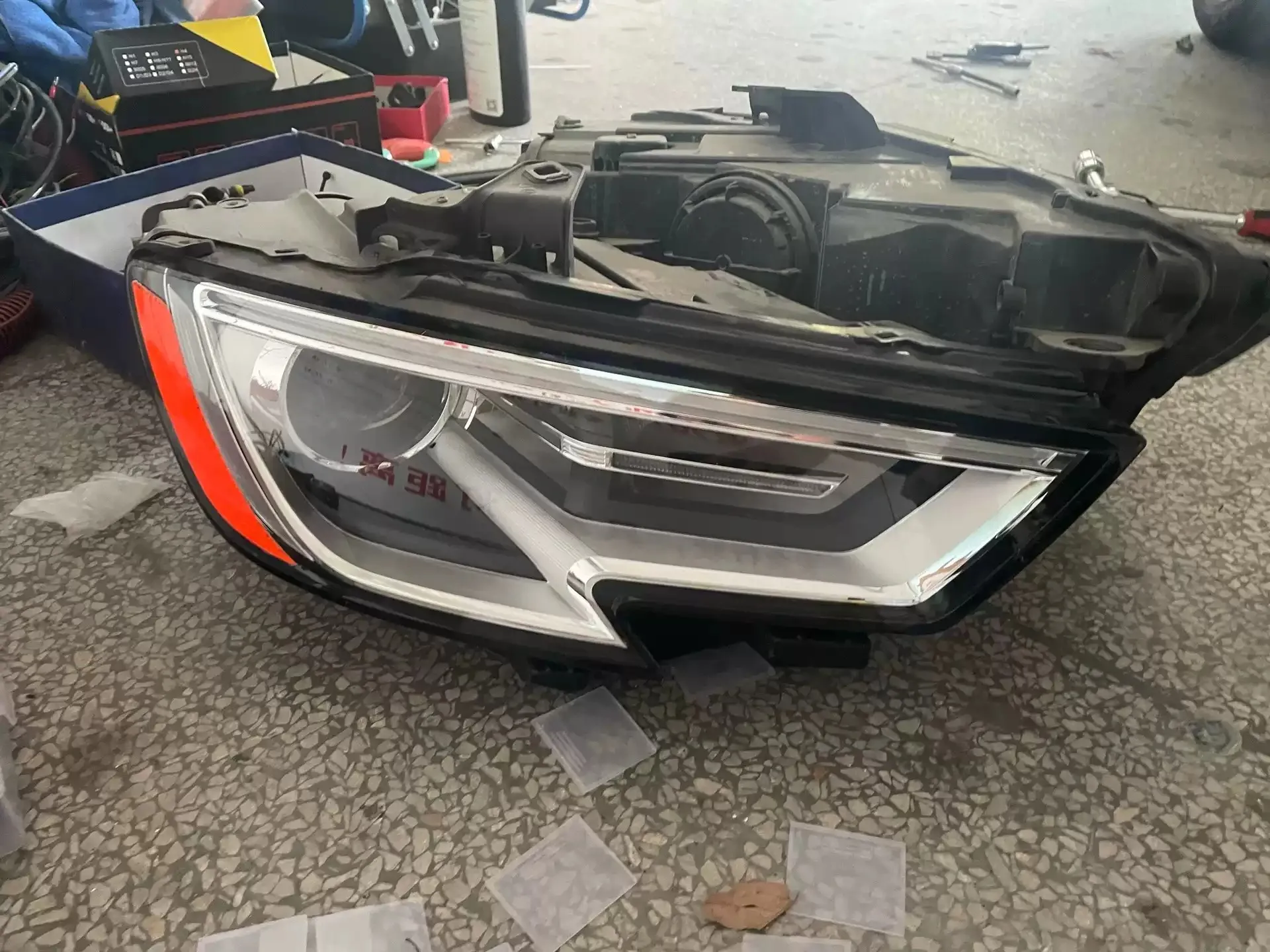 

Передняя фара для дневных ходовых огней, дневные ходовые огни, сигнал поворота ближнего и дальнего света для Audi A3 2019