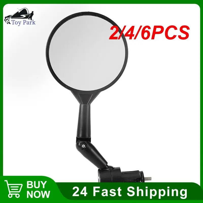 

2/4/6PCS Silica Gel Adjustable Rear-vision Mirror Cycling Handlebar Rear View Mirrors Universal Bicycle Rearview Mirror