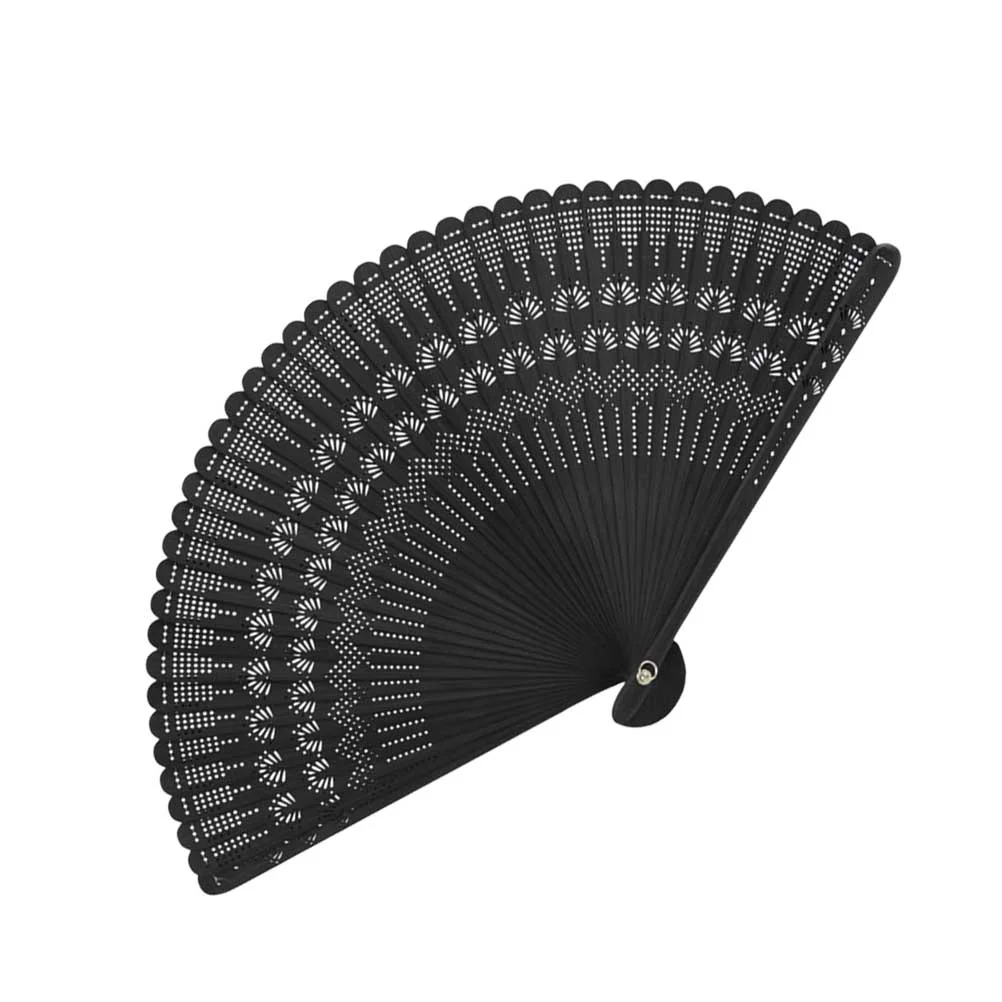 

Fan Folding Fans Hand Silk Handheldvintage Women Dancingchinese Foldable Wooden Wedding Japanese Held Paper Decorative De