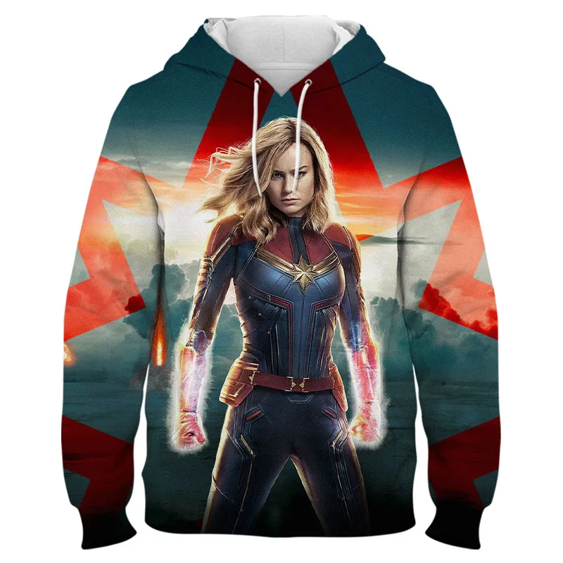 

Толстовка с капюшоном и 3D-принтом «мстители»