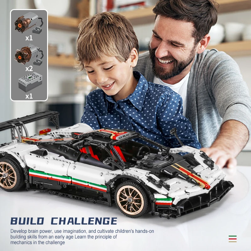 

MOULD KING 13060 Remote Control Technical Building Blocks Bricks Pagani Zonda R Super Car Toys for Children Boys Birthday Gift