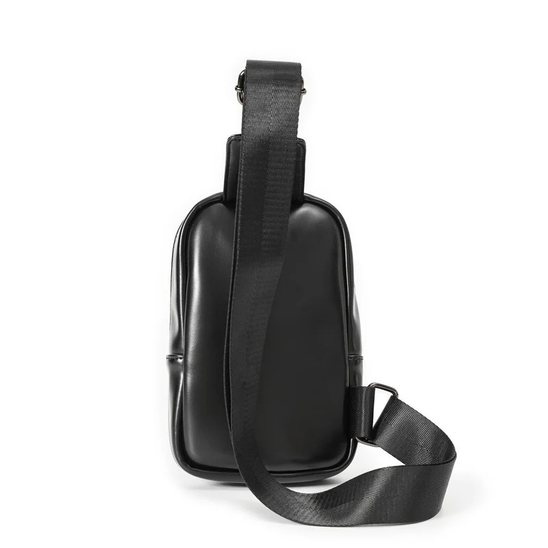 Fashion New Men's Chest Bag Shoulder Messenger Bag Luxury Alligator PU Leather Single Shoulder Bags Men Brand Designer Sling Bag