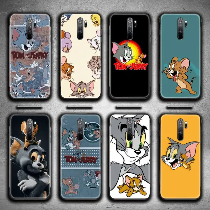 

cute tom and jerry Phone Case for Redmi 9A 9 8A Note 11 10 9 8 8T Pro Max K20 K30 K40 Pro