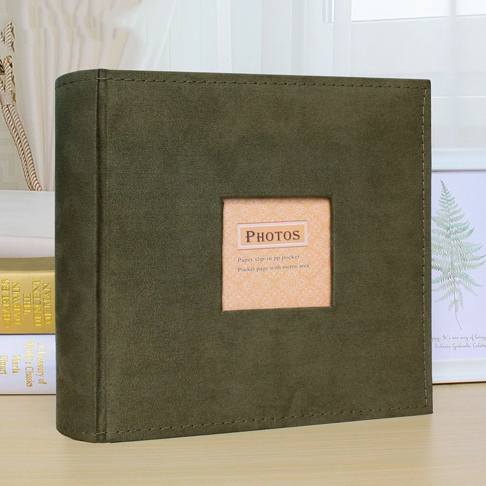 

4R 6" 200 Pockets Photo Album Family Memory Pictures Case Storage Holder Baby Wedding Graduation Commemorative Album