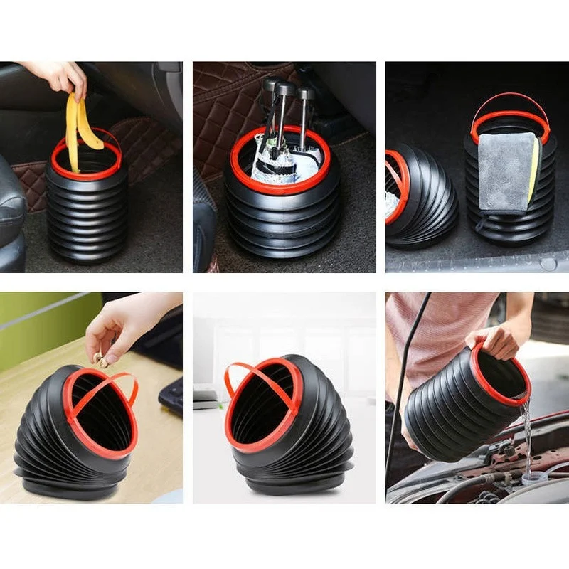 Портативный Складной автомобильный мусорный бак многофункциональный контейнер