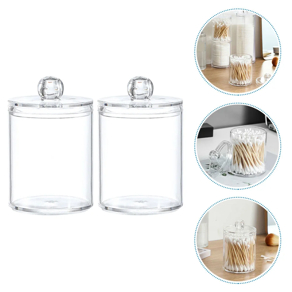 

Cotton Box Storage Holder Qtipcase Container Canisterbathroom Organizer Jar Swab Trinket Keepsake Sundries Q Wedding Tip