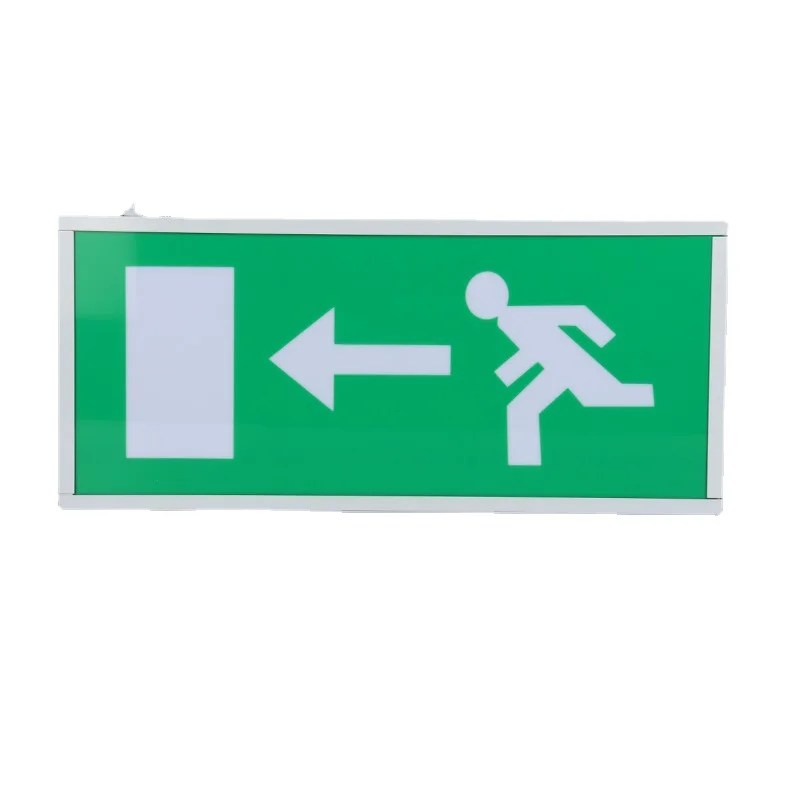 

Foreign Trade Led Safety Exit Indicator Emergency Light Charging Evacuation Signal Lamp Large Light Box Large Size