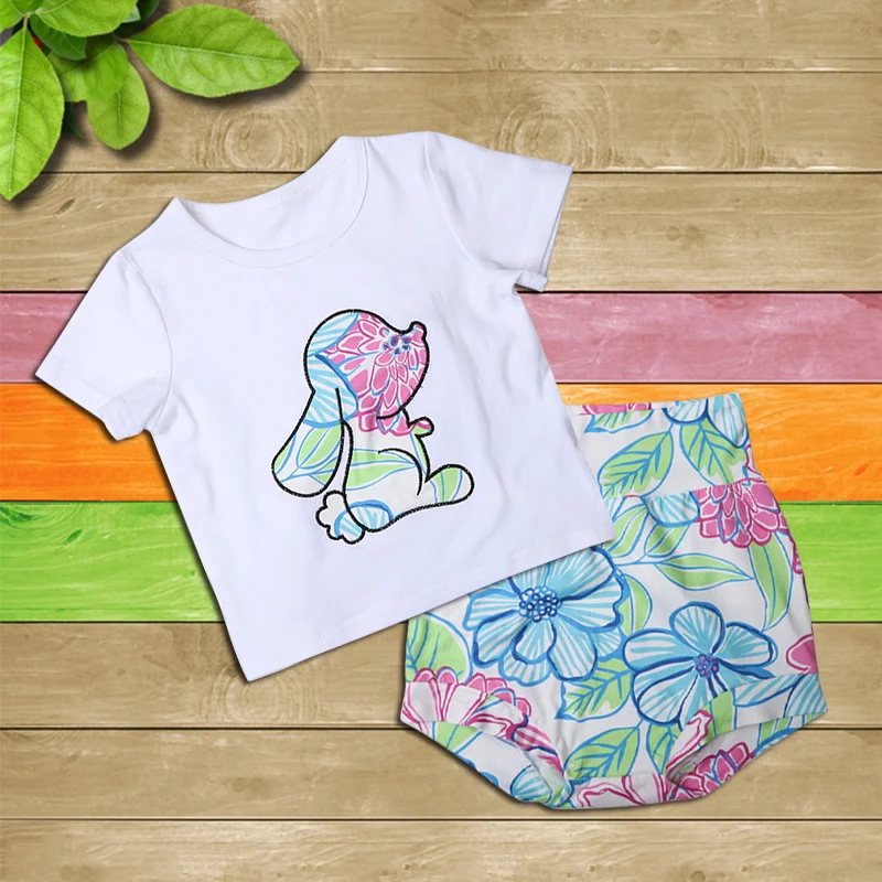 Специальное предложение комплект летней одежды для новорожденных девочек топ с