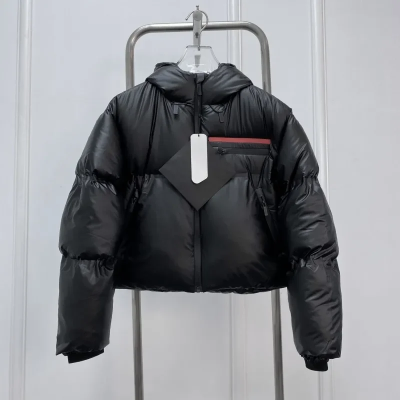 Высококачественный Женский пуховик с капюшоном