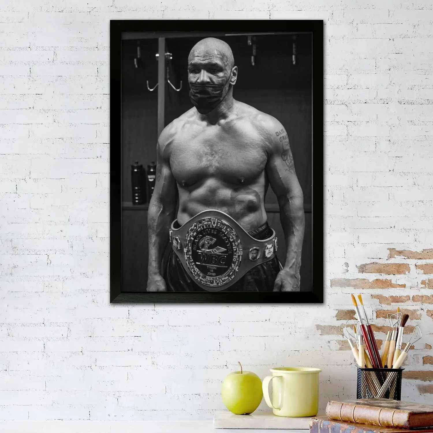 Художественный постер Roy Jones jr на холсте