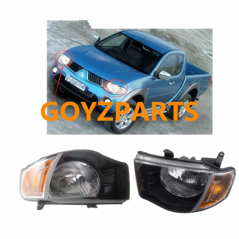 Передняя фара головного света для Mitsubishi L200 Triton Strada KA4T KA5T KB4T KB5T KB7T KB8T 4D56 8301B465 8301B466