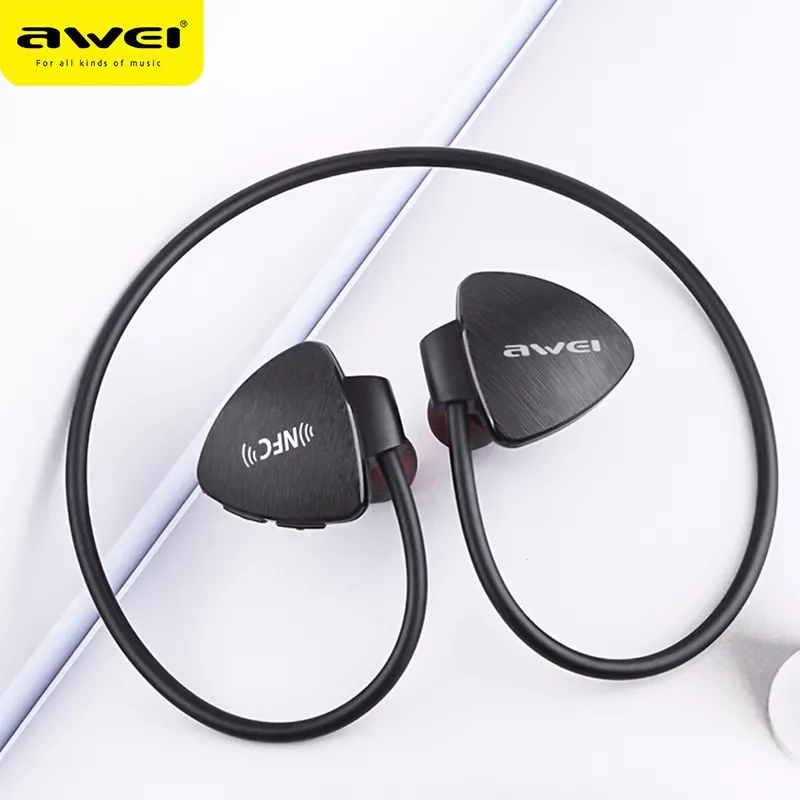 Новинка спортивные стереонаушники AWEI A847BL с Bluetooth 4 2 водонепроницаемые NFC