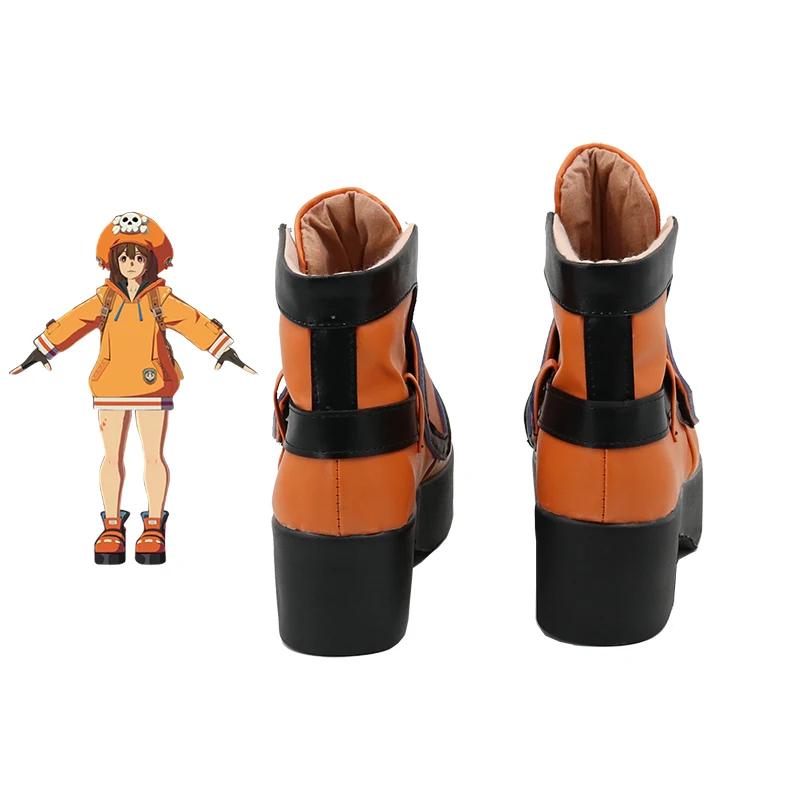 Обувь в стиле аниме Guilty Gear May ботинки для косплея Хэллоуин Aksesori Dibuat Sesuai Pesanan