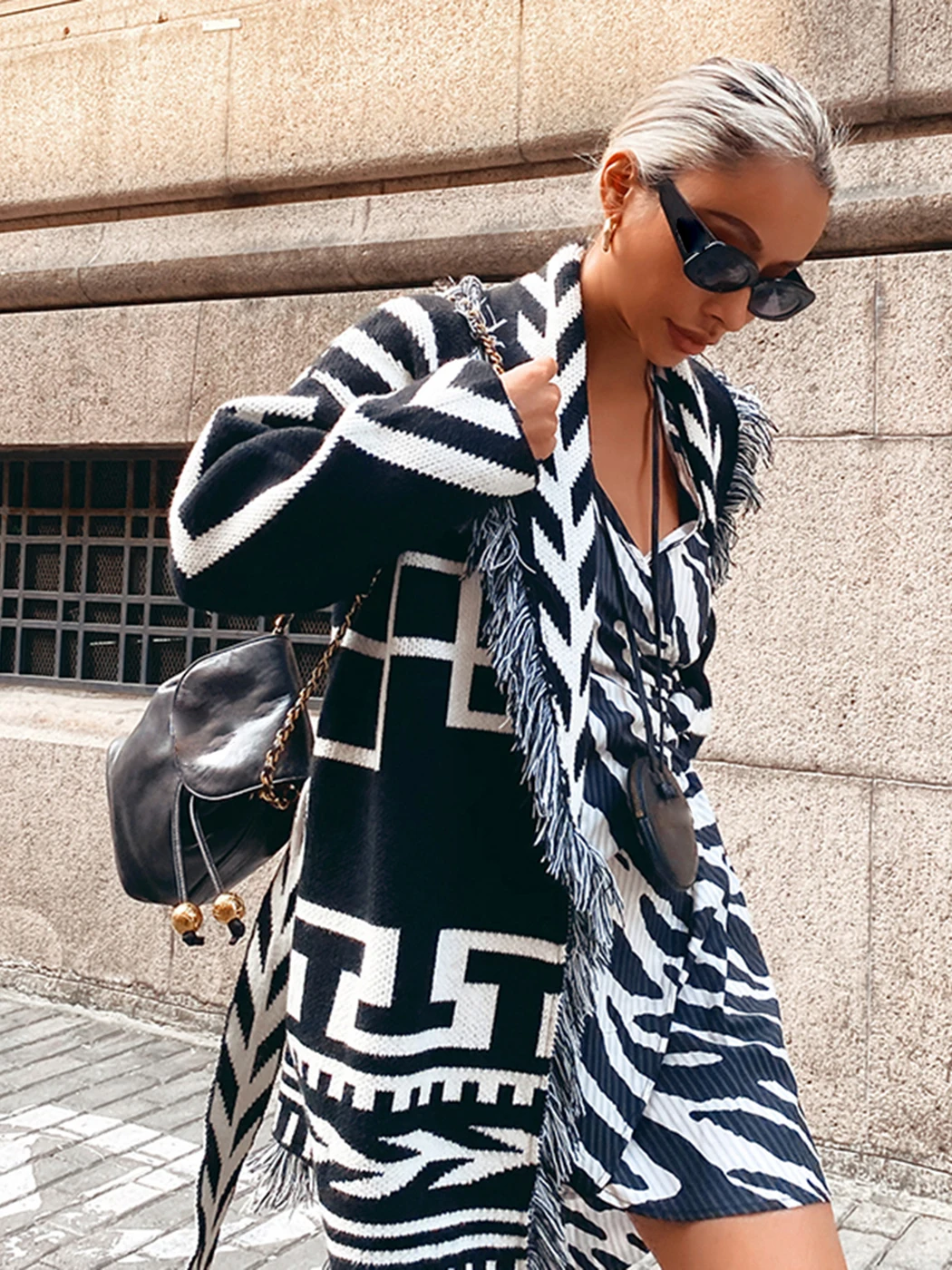 

Jastie, ретро жаккардовый кашемировый кардиган, женский свитер, длинный рукав, кисточка, отворот, с поясом, модное зимнее пальто, свитера, 2022