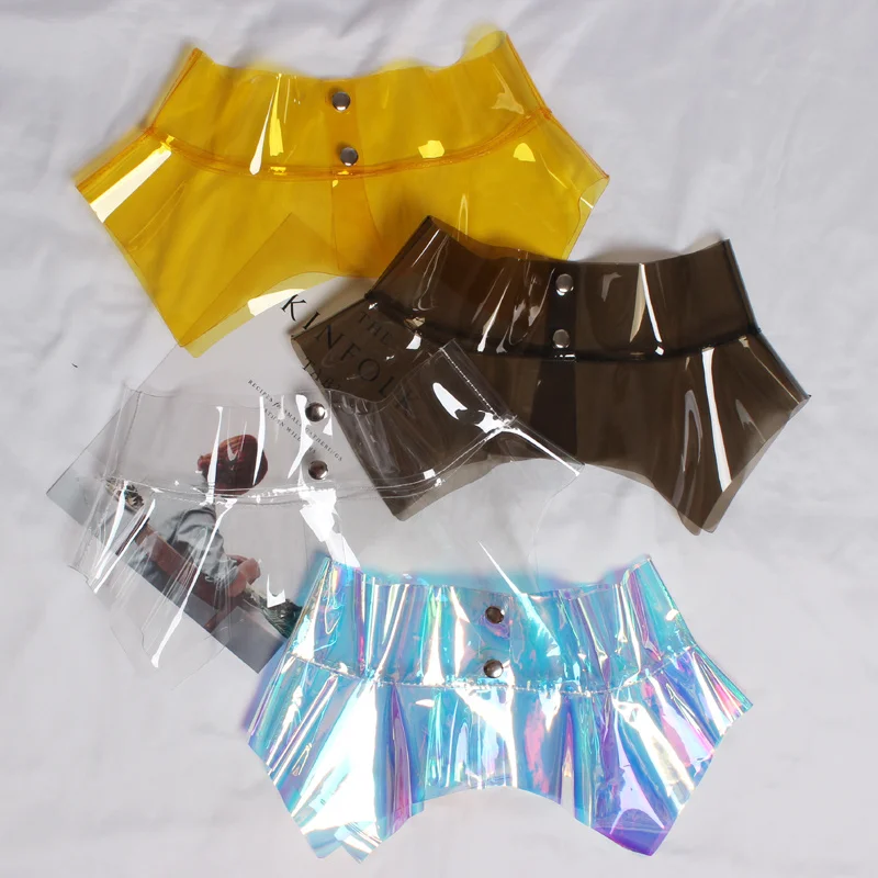 Summer New Fashion and Trends In The PVC Plastic Transparent Girdle Female Wide Trim T-shirt Shirts Belt Width Harajuku Belts