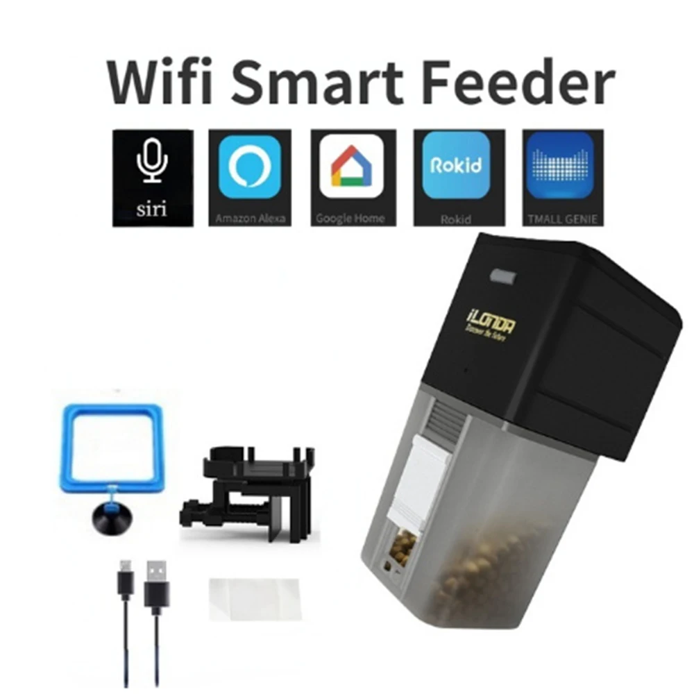 

Автоматическая подсветка для аквариумных рыбок с таймером/Wifi беспроводное приложение для смартфона Интеллектуальный динамик голосовое дистанционное управление подача рыбы