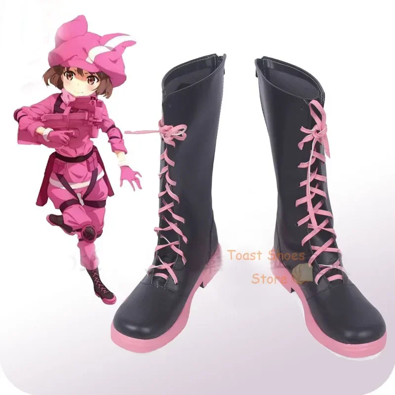 Аниме Sword Art Online Kohiruimaki Karen ботинки для косплея комиксы игры Con костюм на Хэллоуин