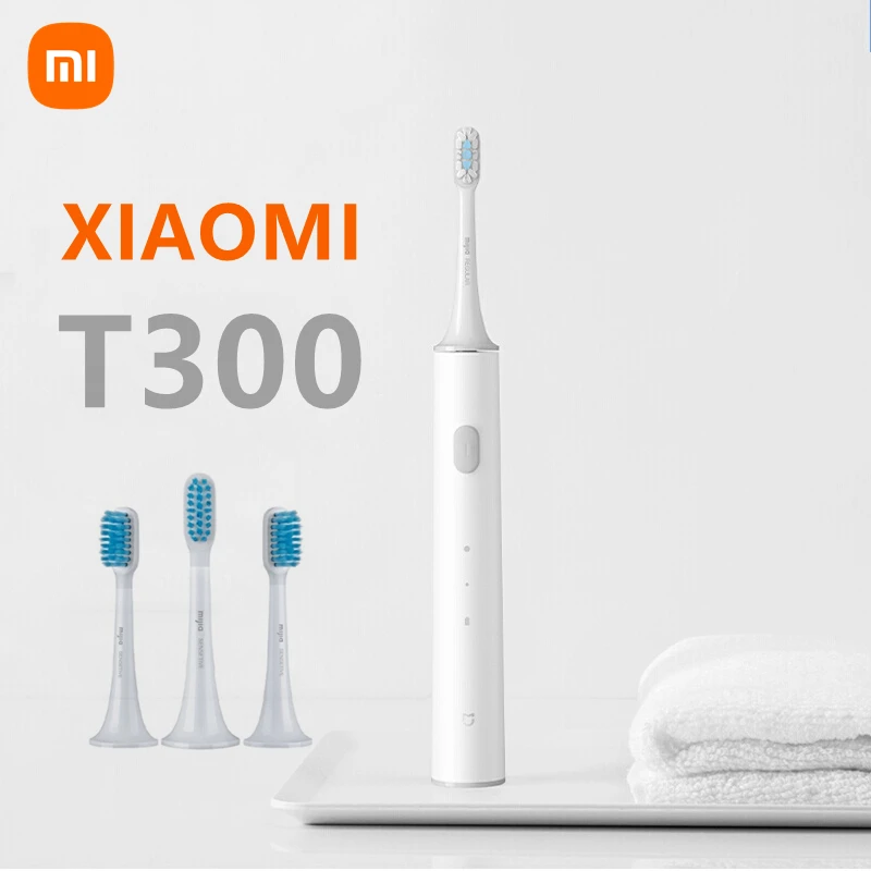 

Электрическая зубная щетка XIAOMI MIJIA T300, умная ультразвуковая щетка для отбеливания зубов, с вибратором, беспроводной очиститель для гигиены полости рта