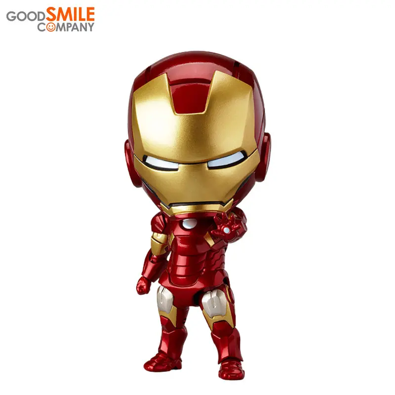 Купи GSC Assemble Model In Stock Nendoroid Q Version Iron Man Tony Action Figure Collection Model Toys PVC Statue Model Toys за 1,222 рублей в магазине AliExpress